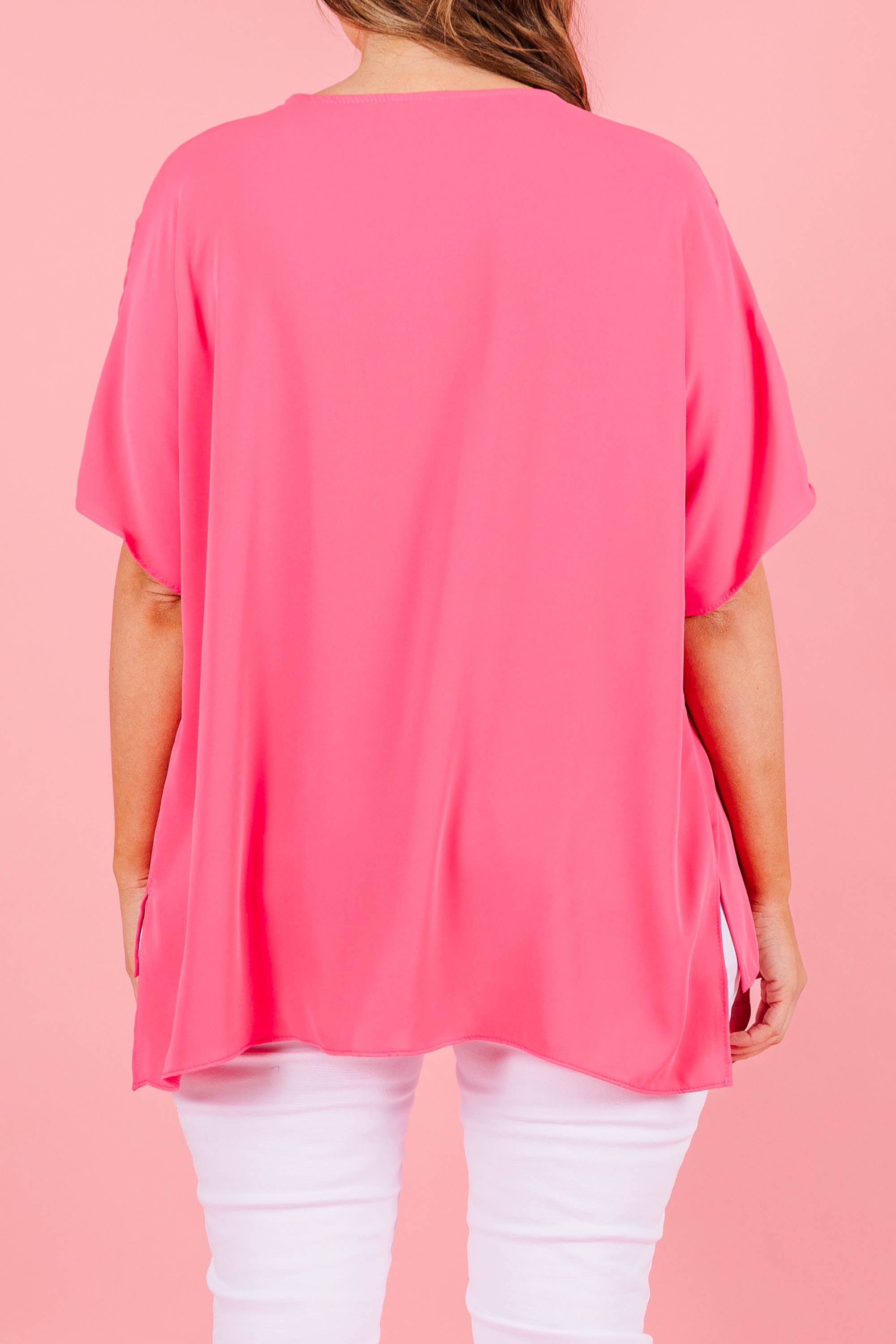 Express Your Thoughts Top. Hot Pink