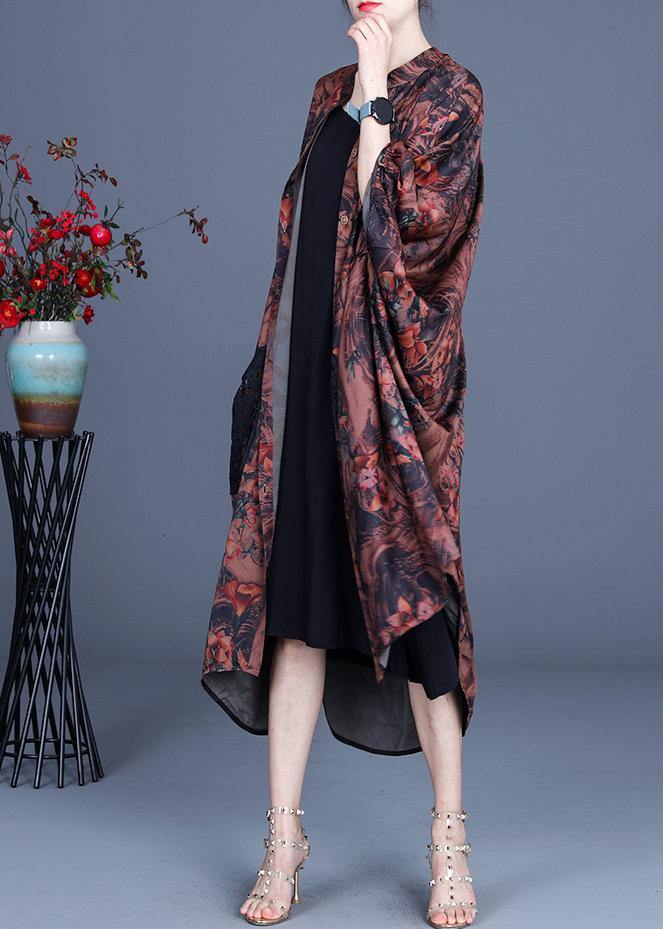 Fashionable Women's Summer Bat Sleeve Large Long Jacket