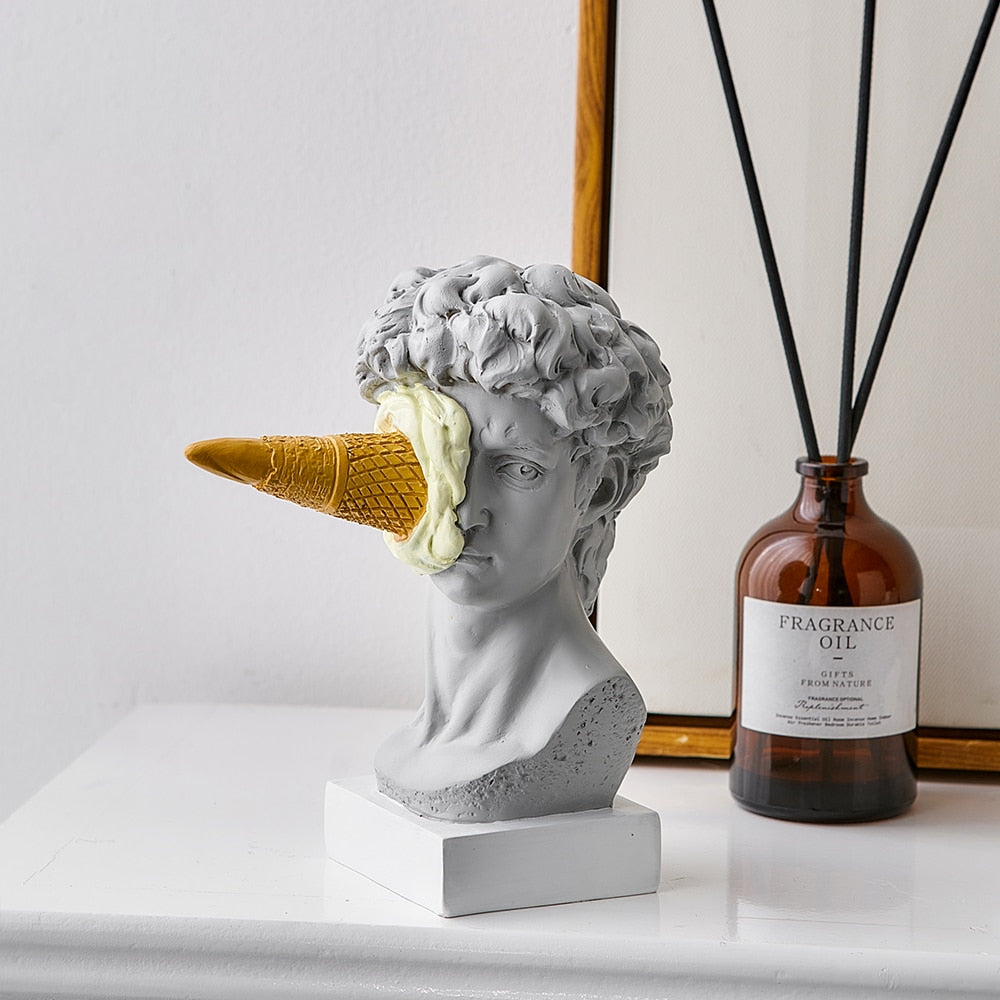 David Ice Cream Sculpture