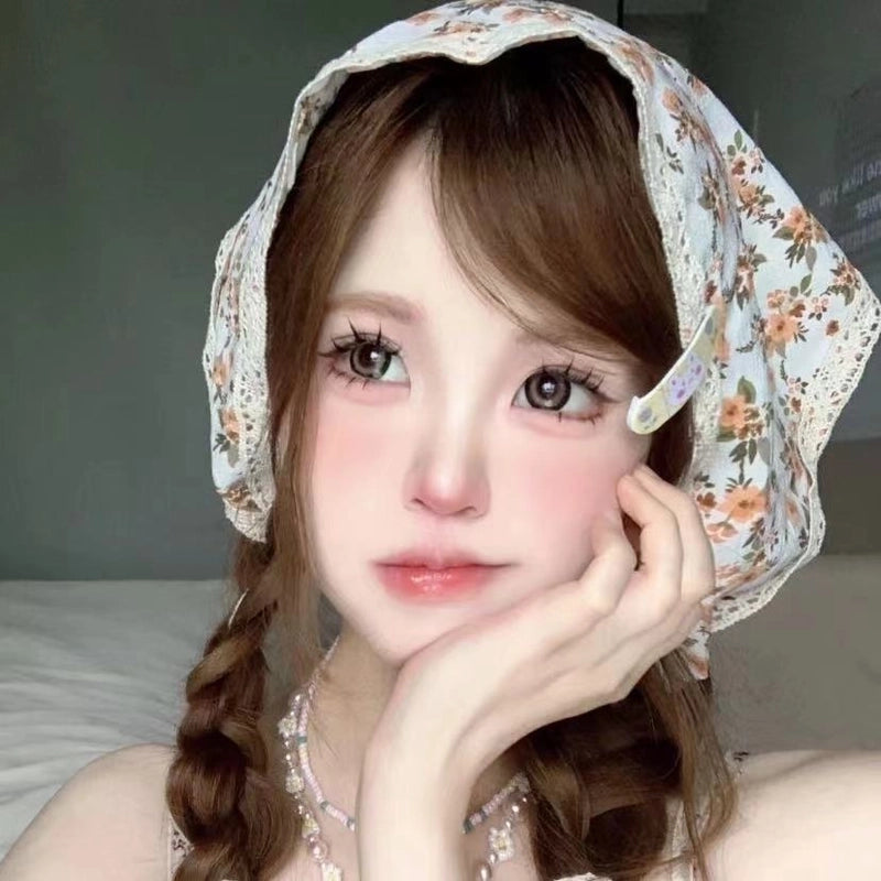 Women's Casual Sweet Ditsy Floral Polyester Lace