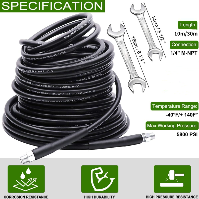 5800PSI Sewer Jetter Kit for Pressure Washer