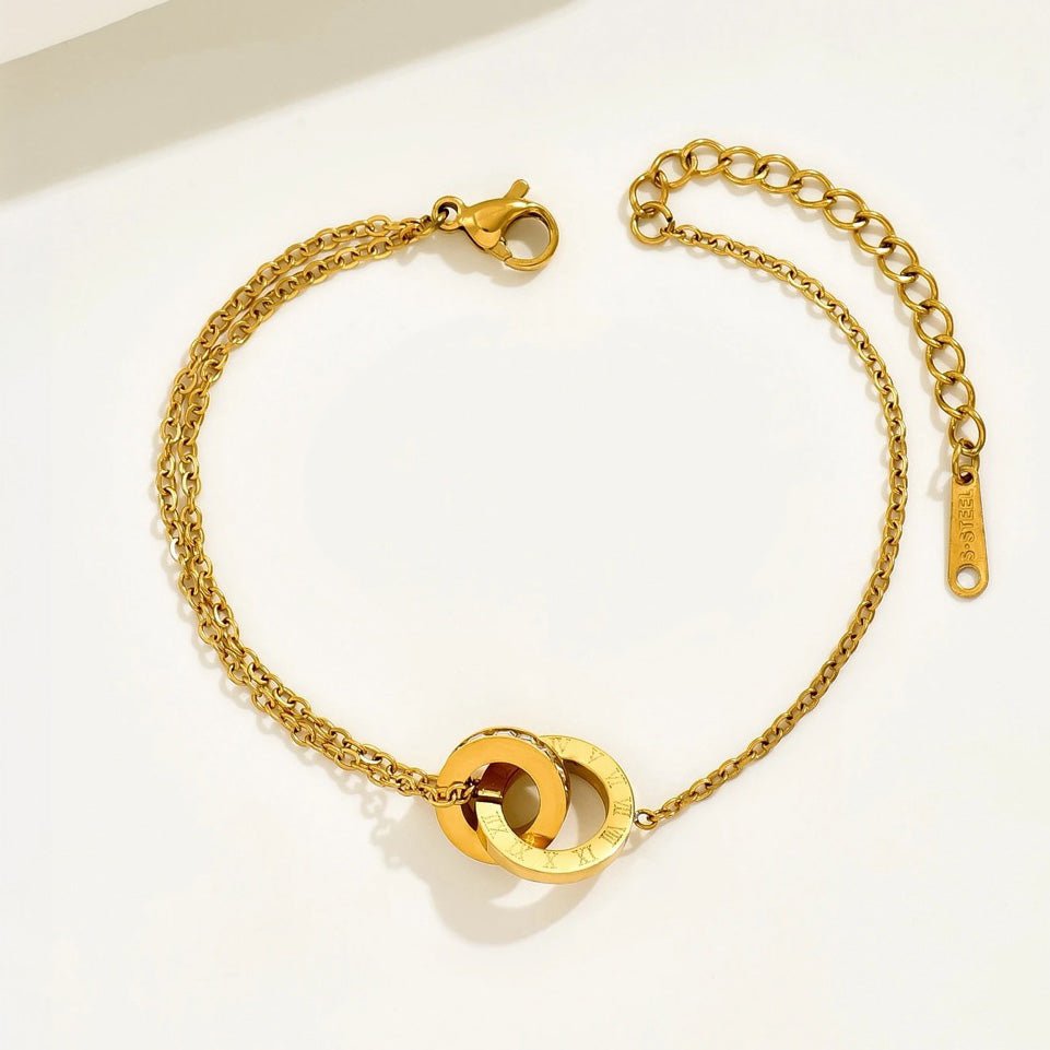 Mother & Daughter Forever Linked & Loved Bracelet