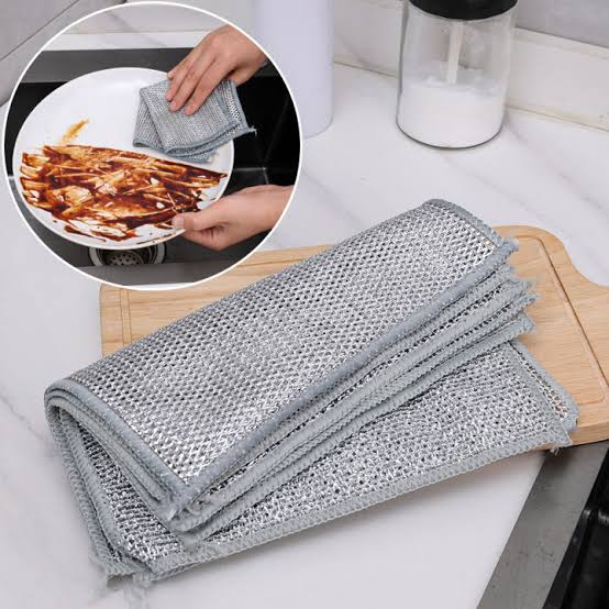 Multipurpose Wire Dishwashing Rags for home & kitchen ( Pack of 4. 8 and 12)