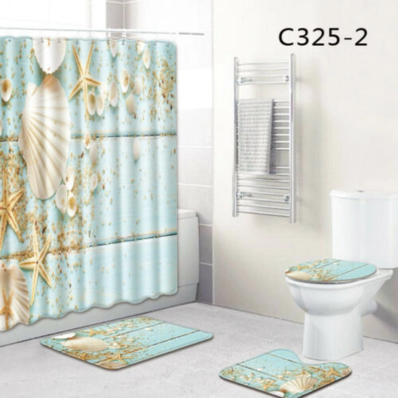 Elegant Animal Butterfly Bow Knot Polyester Carpet Bathing