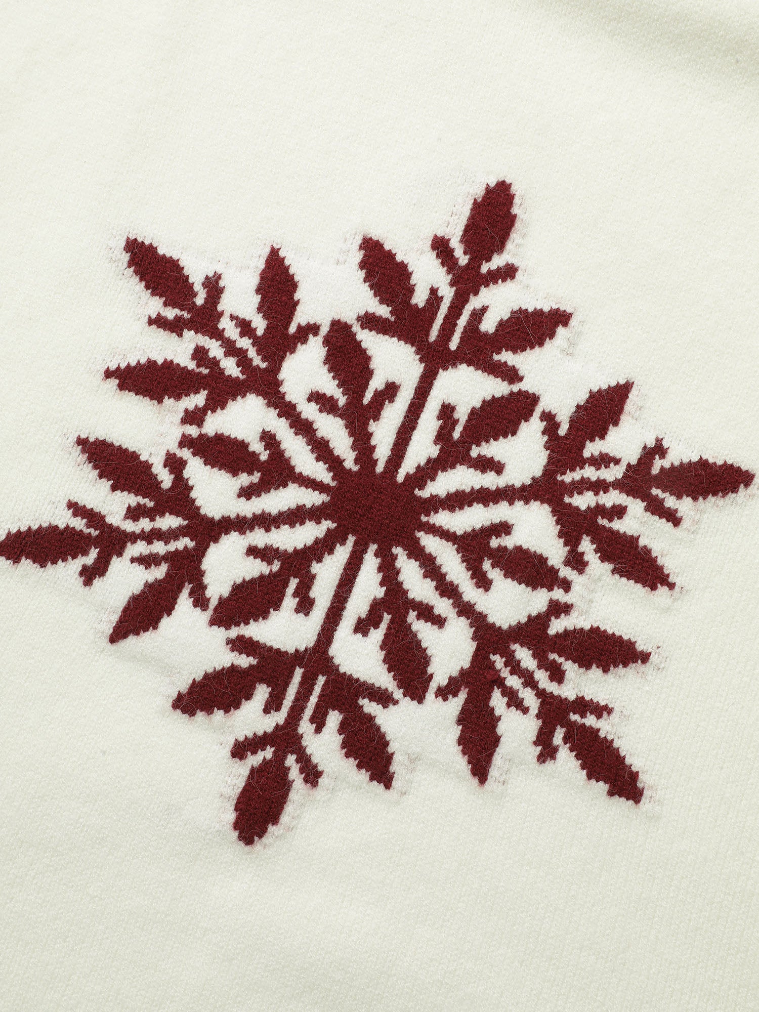 Supersoft Essentials Snowflakes Pattern Knit Pullover