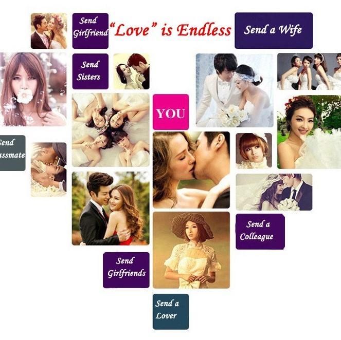 Teyou Naughty Keychain/Charm Couple Key Ring