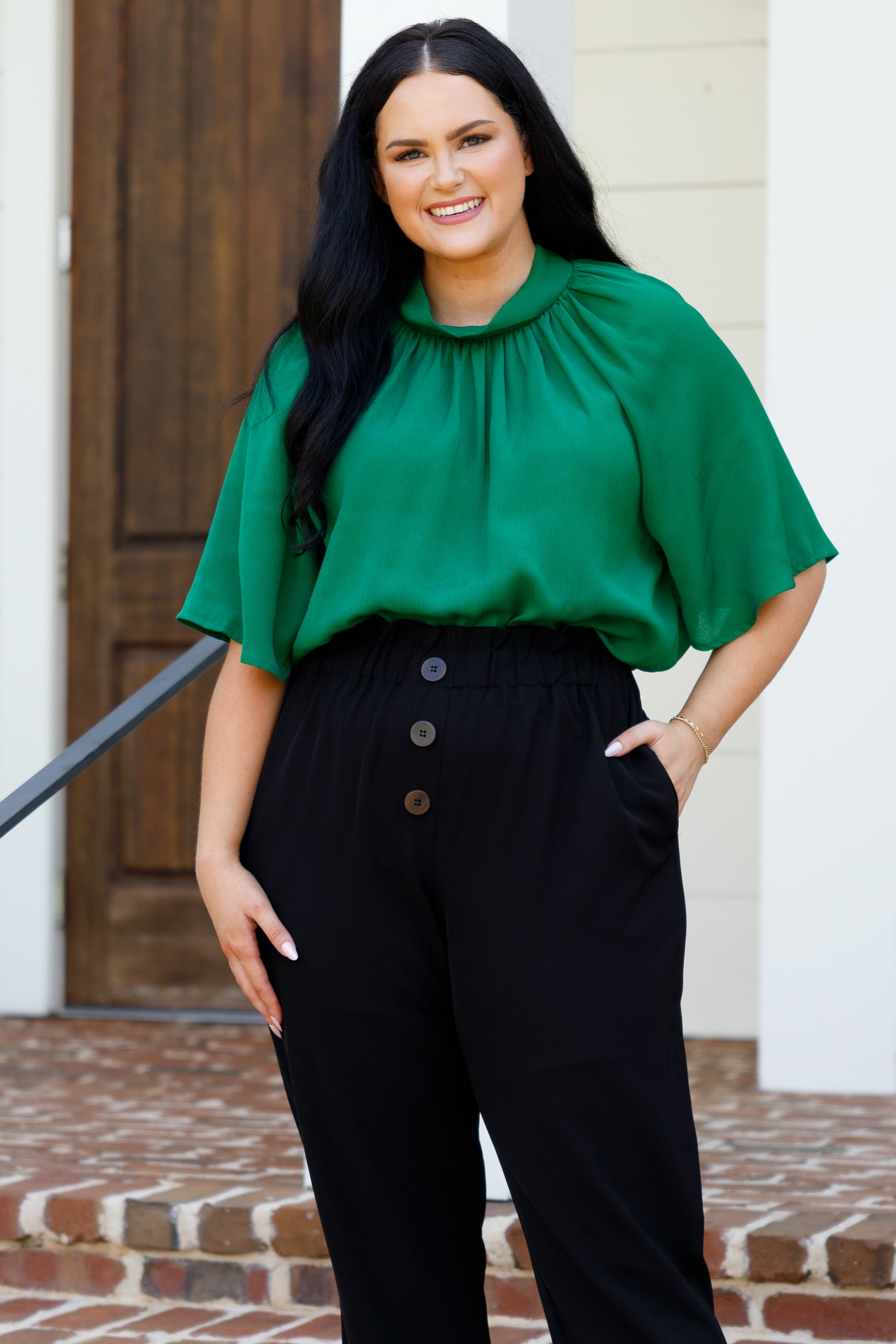 That's Rich Top. Kelly Green