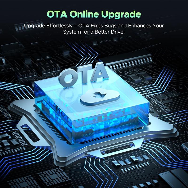  Wired to Wireless Carplay Adapter with Built-in Netflix/YouTube/TikTok APP to Play Video on a Car Screen (DO Not Support Vehicles with Built-in Wireless CarPlay), For iPhone 8-15 & Android 11+