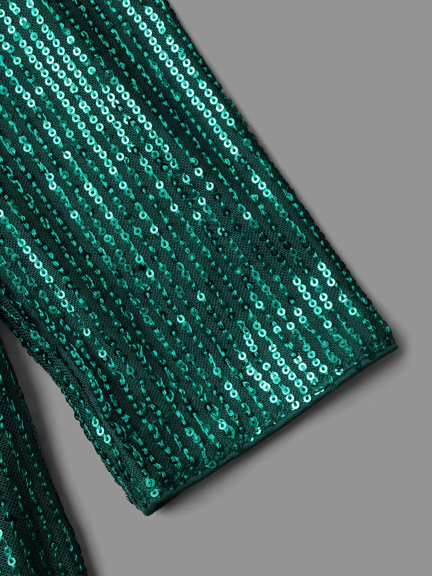 Sequin Patchwork Velvet Tie Knot Dress