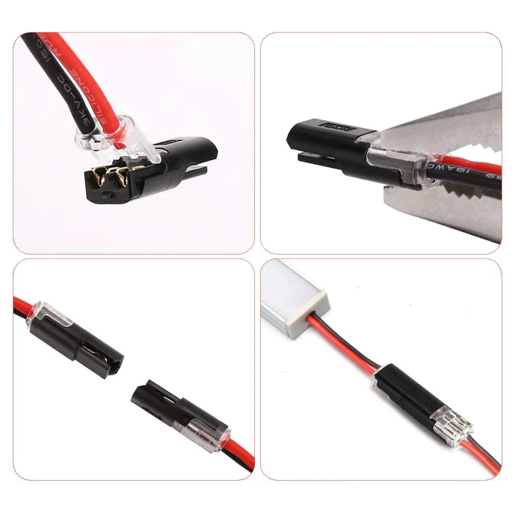 🔥Hot Sales🔥Double-wire Plug-in Connector With Locking Buckle