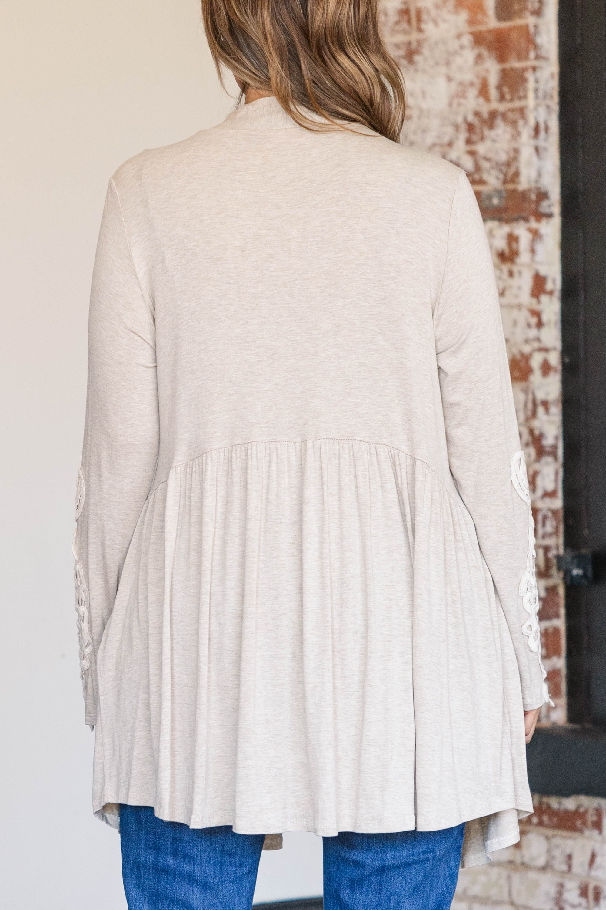 Thankful Cardigan. Oatmeal