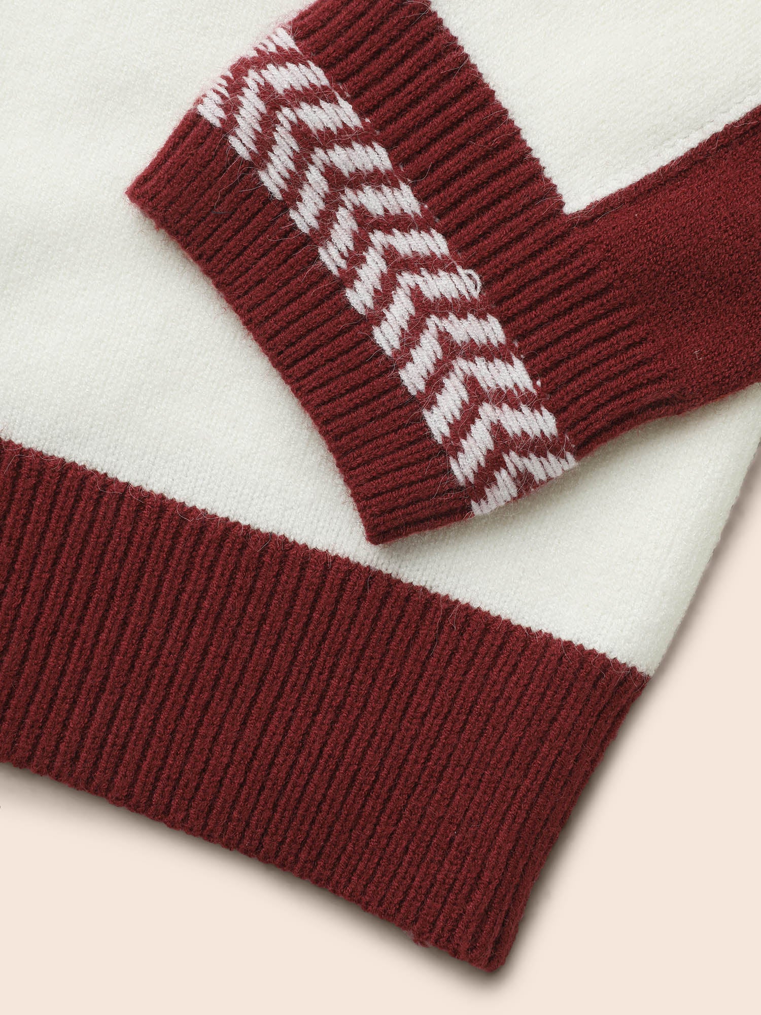 Supersoft Essentials Snowflakes Pattern Knit Pullover