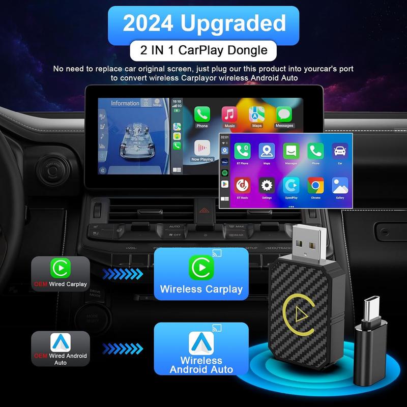 💥LAST DAY SALE 49% OFF💥-Mini Wireless Apple CarPlay Adapter