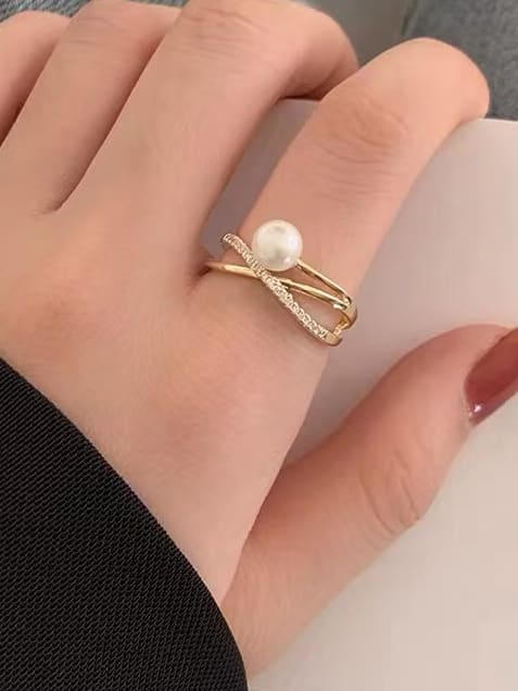 925 Sterling Silver Freshwater Pearl Ring