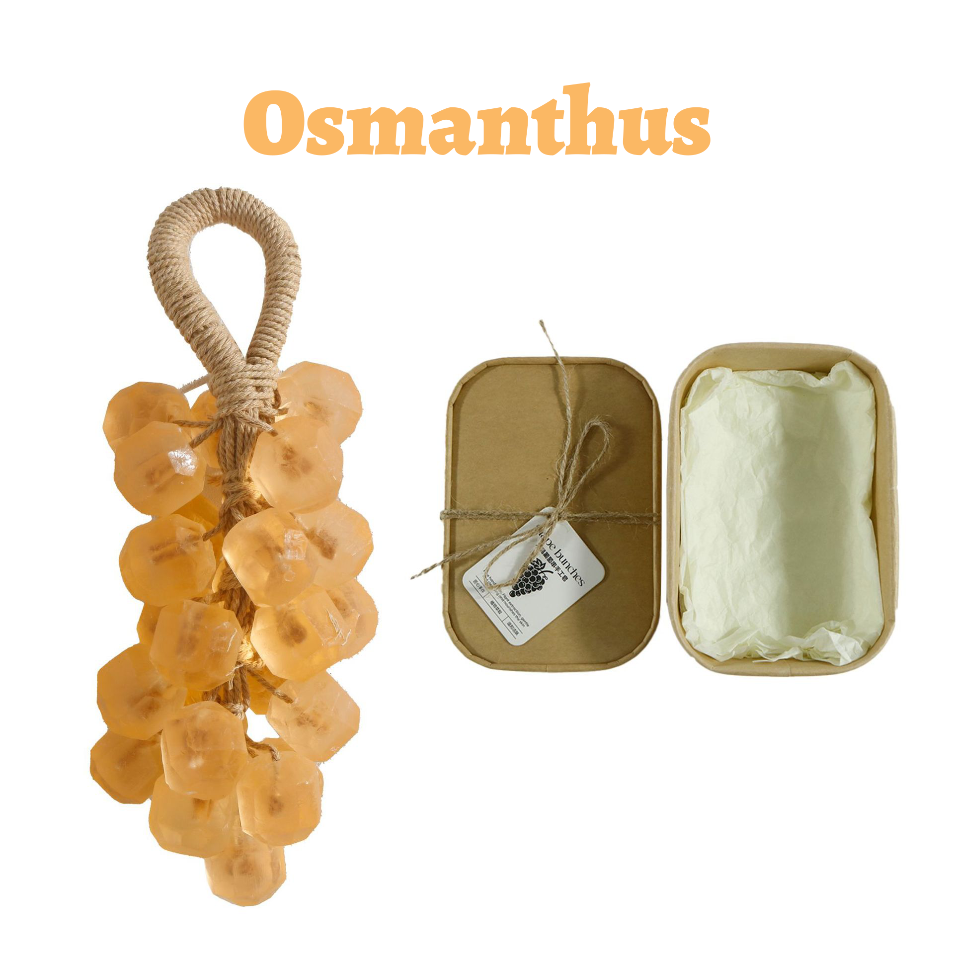 🎅🏻Christmas Sale 50% OFF -🍇Personalized Original Handmade Crystal Grape Soap Gentle Cleansing Soap