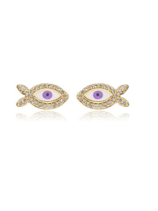 Evil Eye Stud Earrings