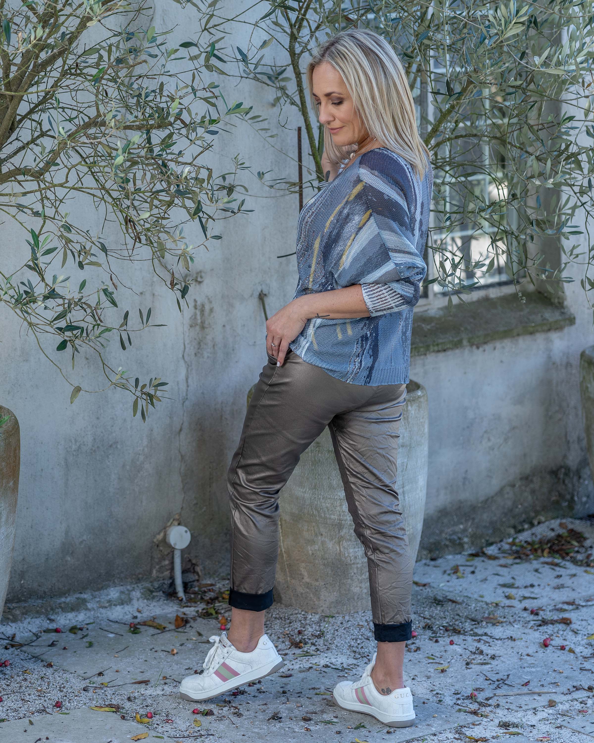 Galaxy Sparkle Knit | Blue