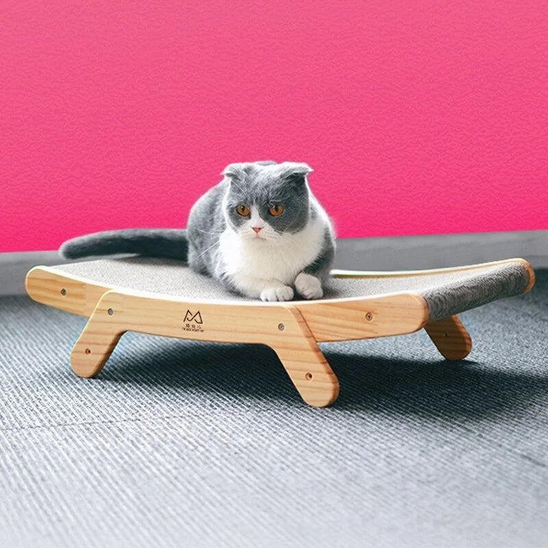 Wood Cat Scratch Sofa Board
