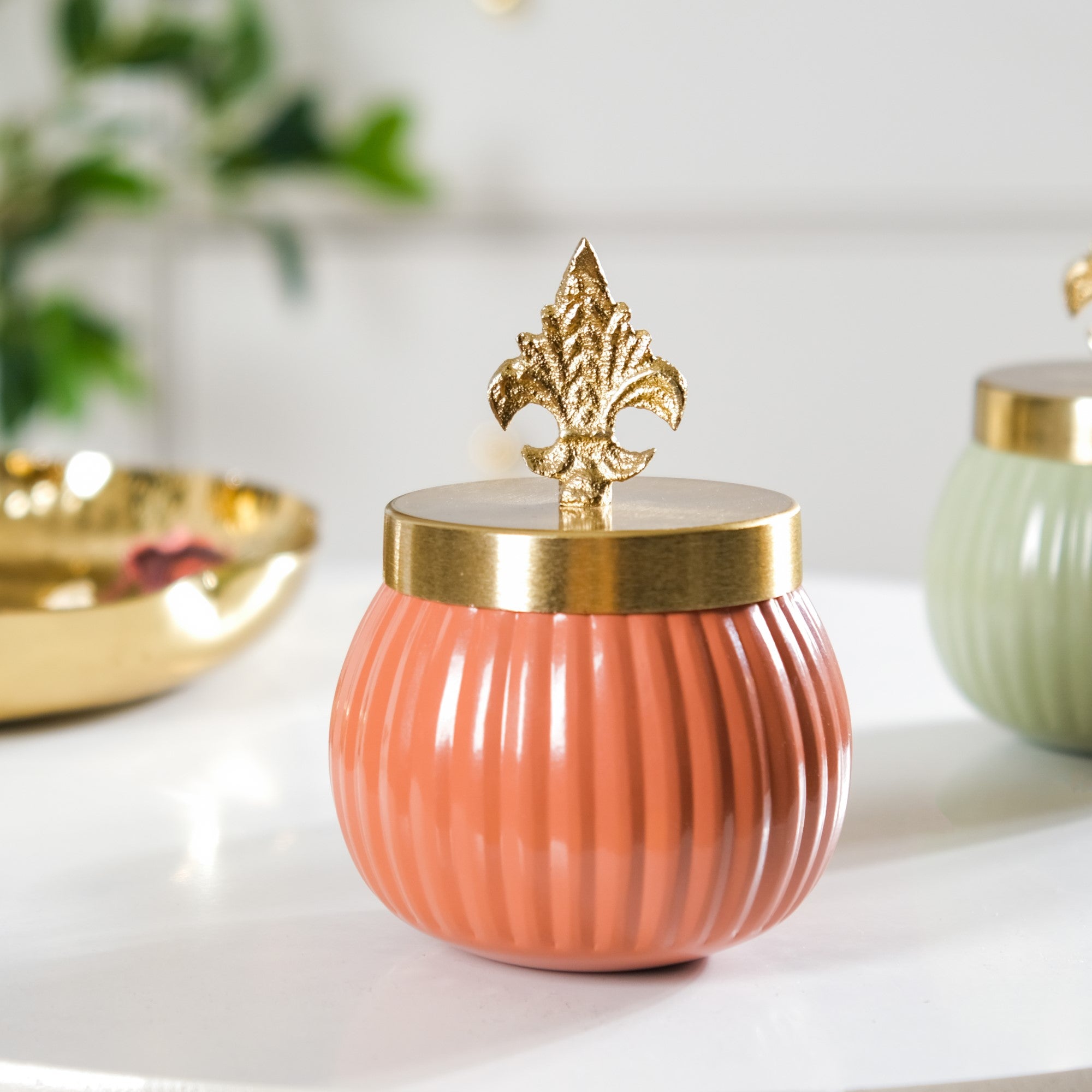 Metal Jar Set Of 2