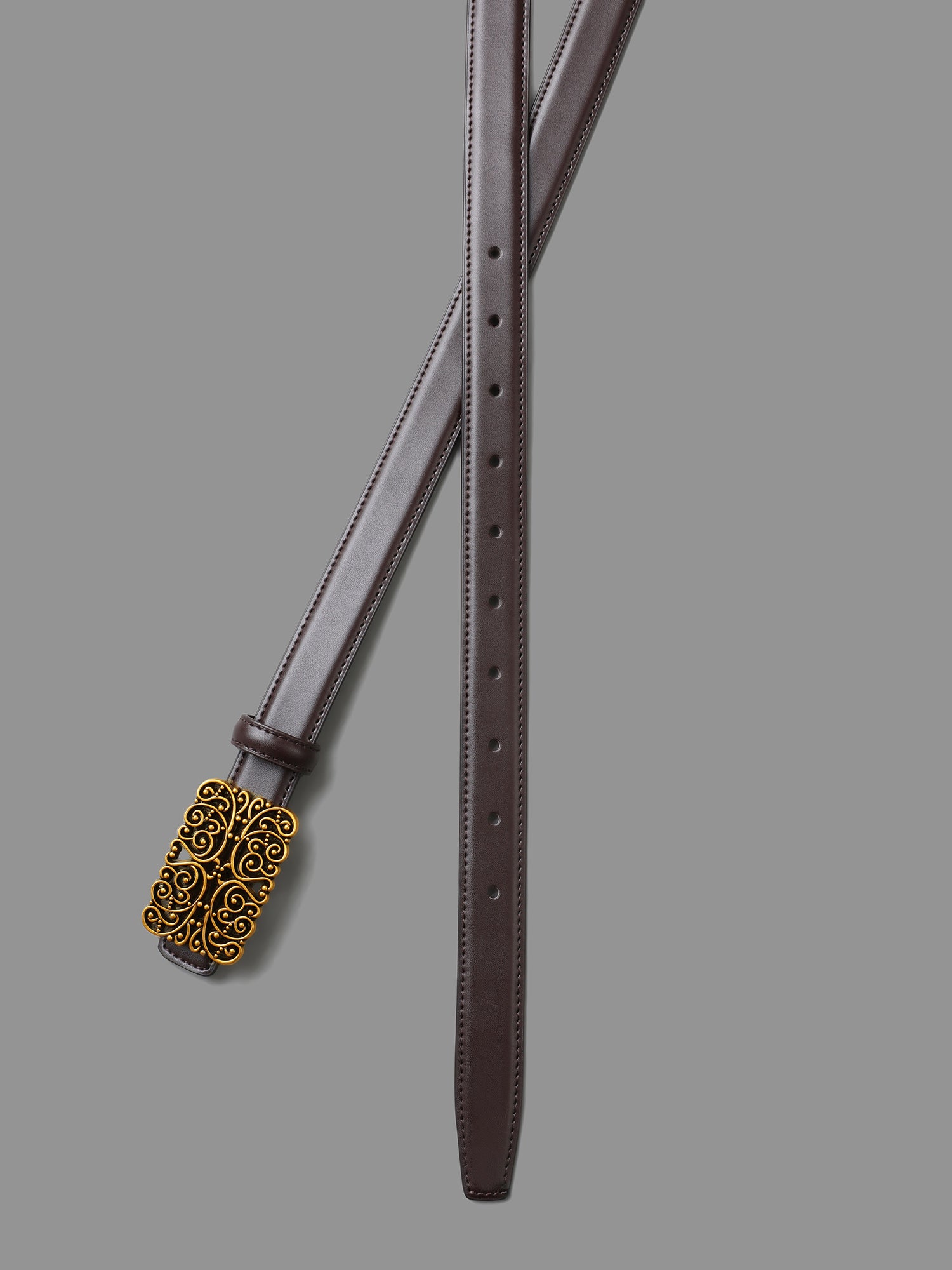 Vintage Metal Buckle Belt