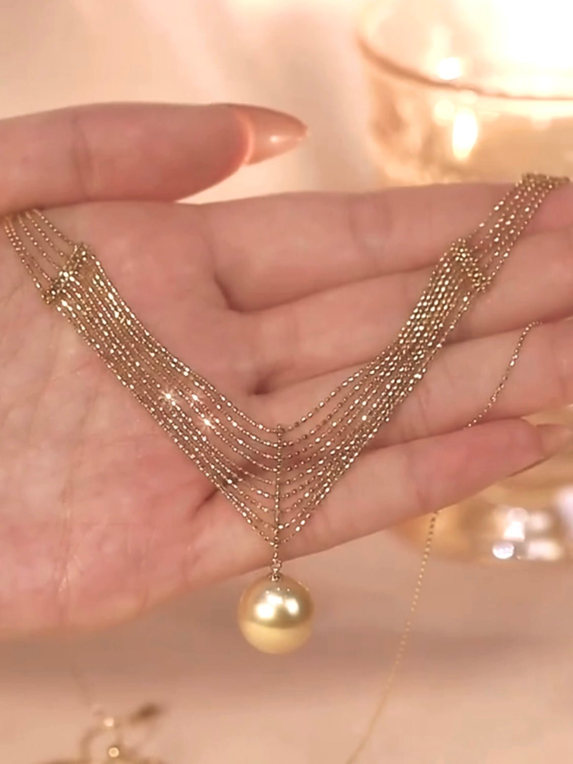 Liora Necklace | 24k Gold Plated