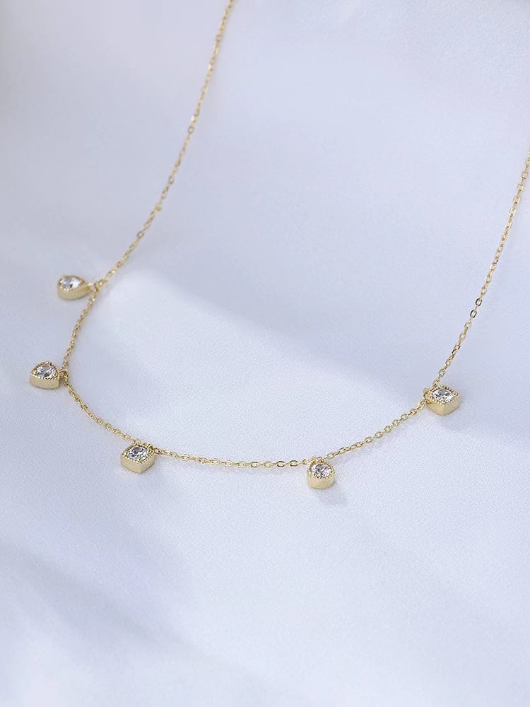 925 Sterling Silver Cubic Zirconia Necklace
