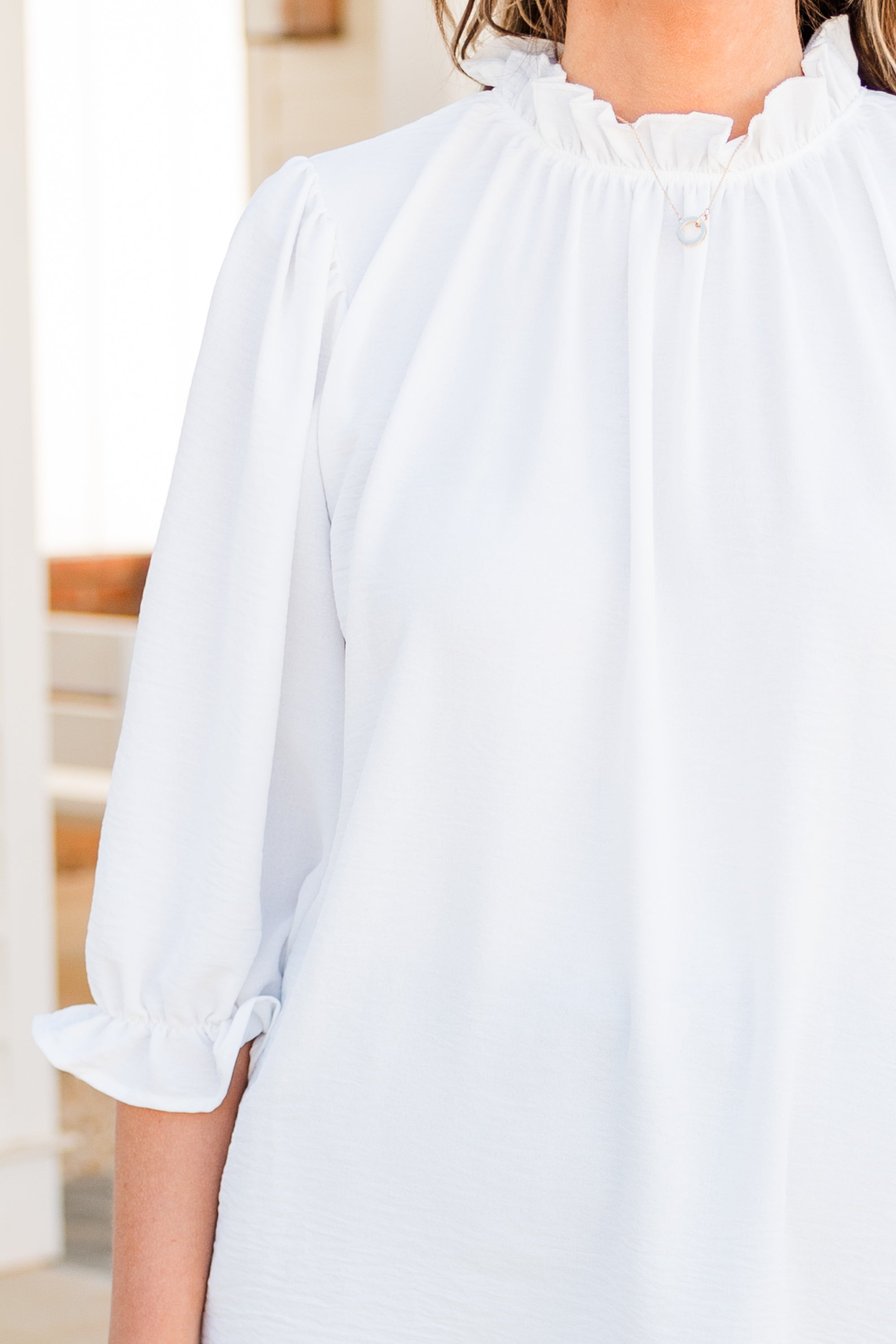 Take Time Off Top. Off-White