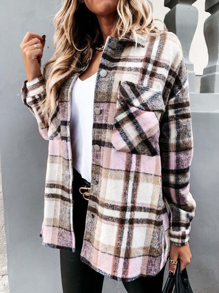 Pumpkin Patches Plaid Jacket(warm)