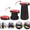 Portable Telescoping. Folding Stool - Lightweight & Sturdy-for home & outdoor use