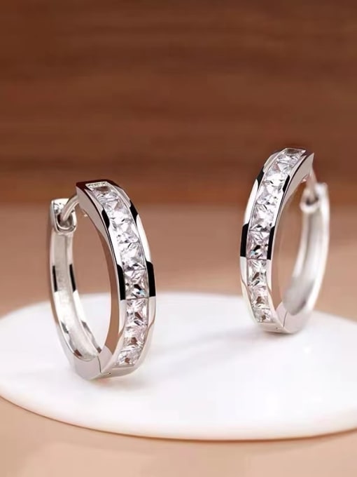 925 Sterling Silver Cubic Zirconia Earrings