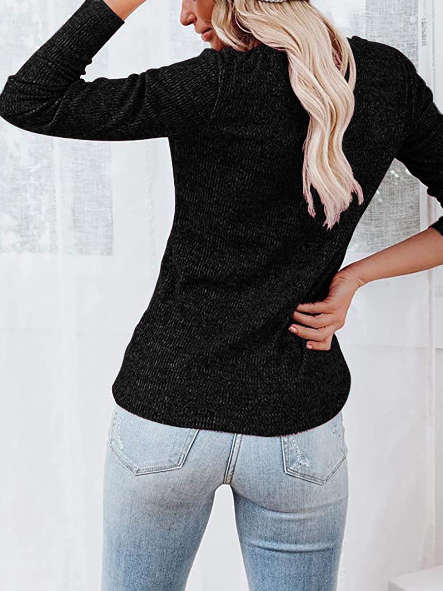 Round Neck Casual T-Shirt