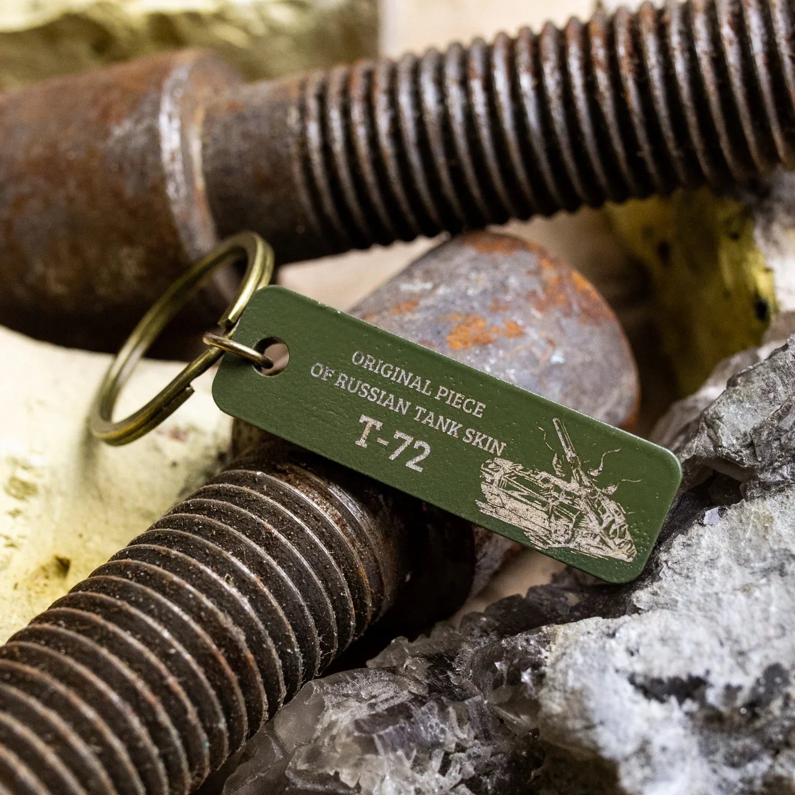 Piece of  tank keychain