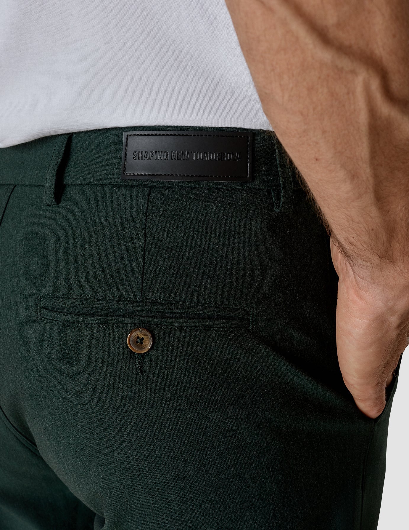 Essential Suit Pants Slim Pine Green