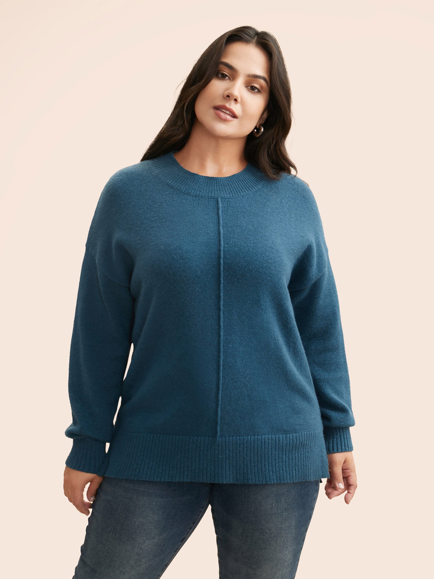 Supersoft Essentials Split Wool Pullover