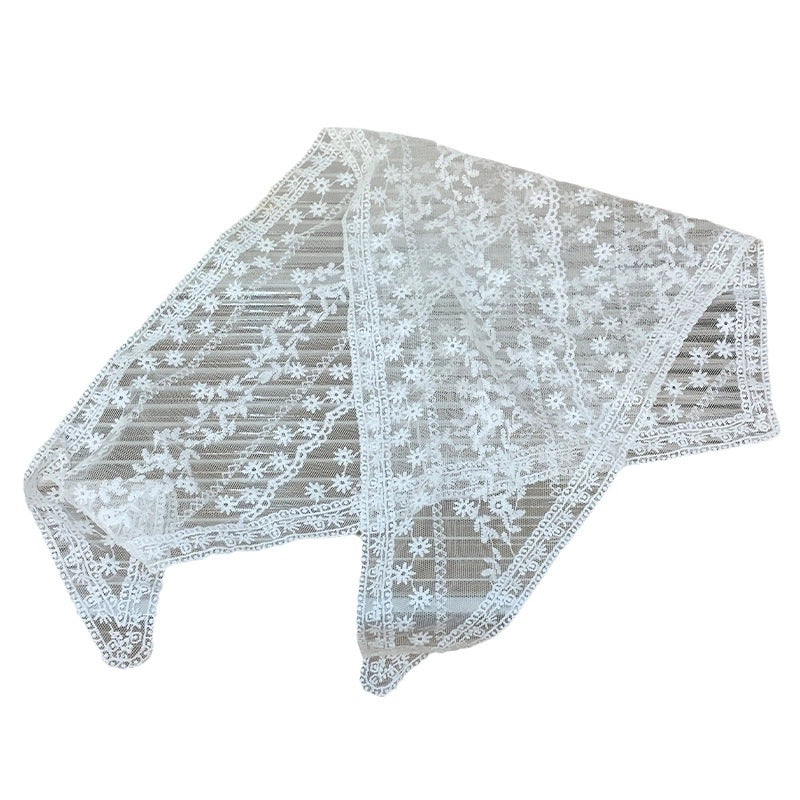 Women's Sweet Minimalist Flower Polyester Lace 1 Piece