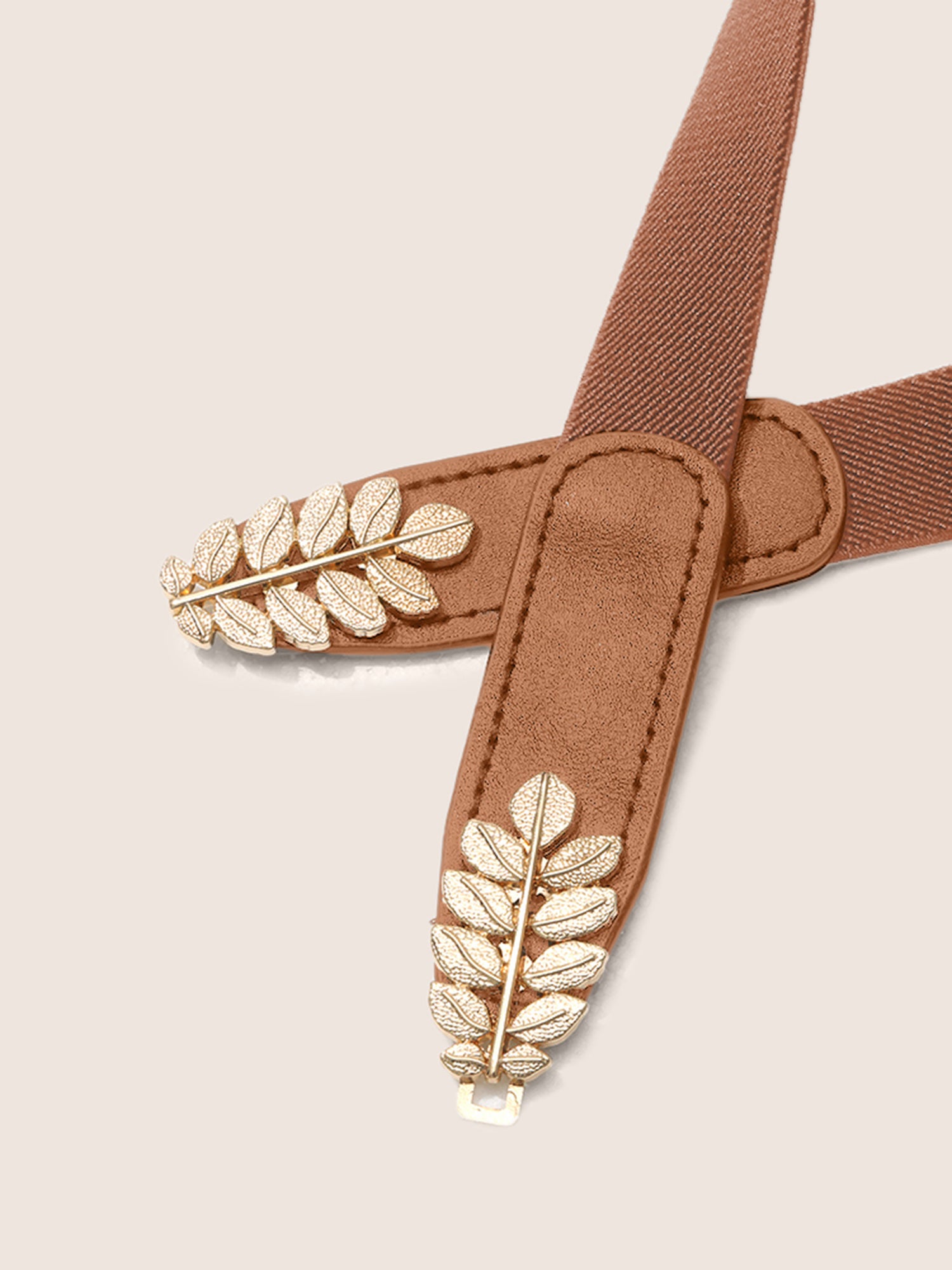Metal Leaf Decor Belt