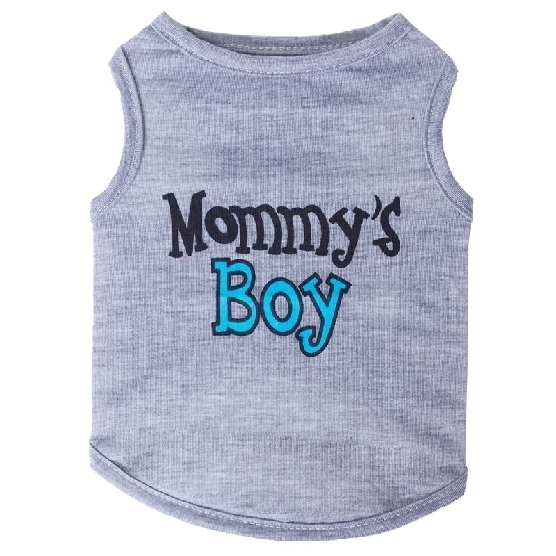 Pet Dog Casual Cotton Letter Pattern Clothes