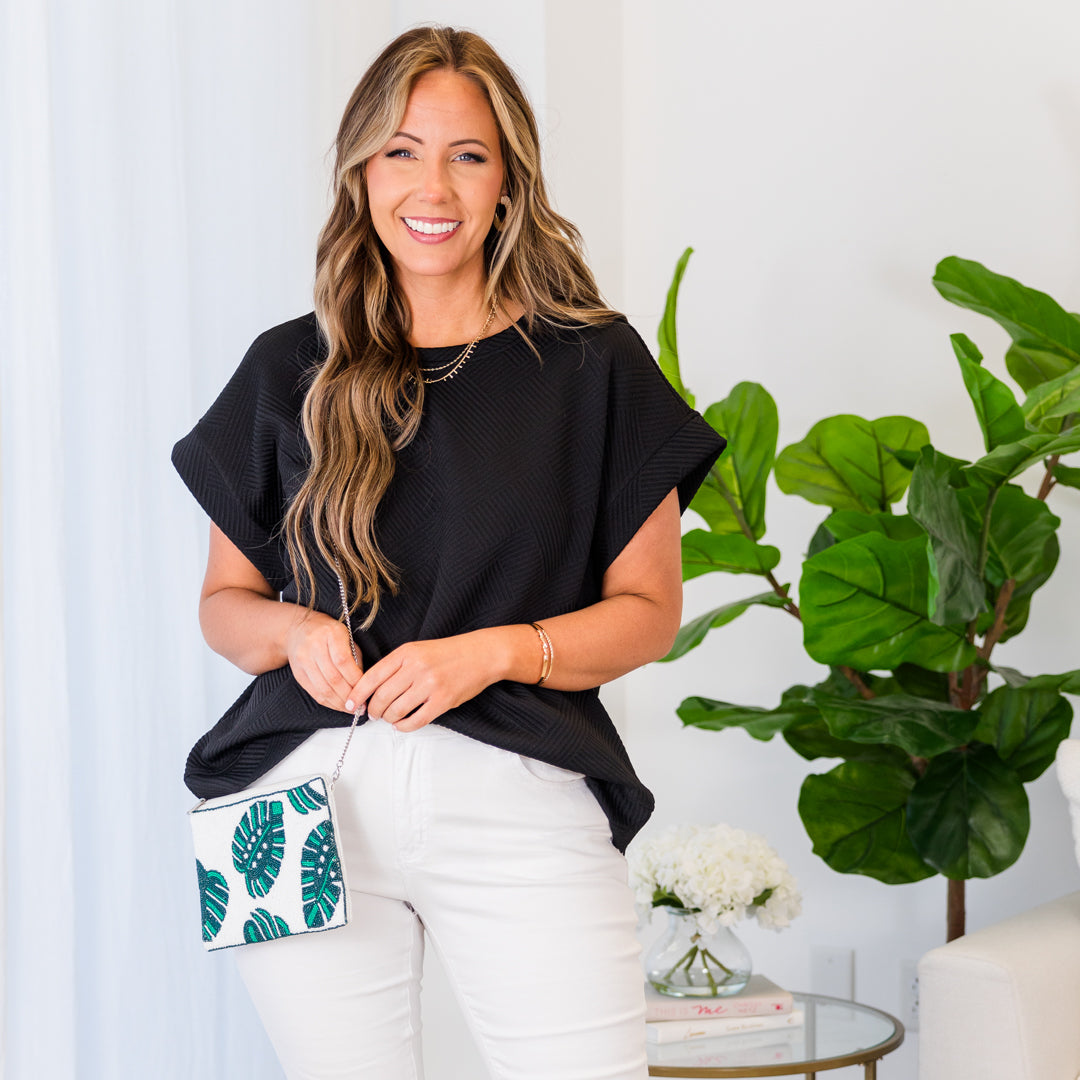 Reserved For You Top. Black