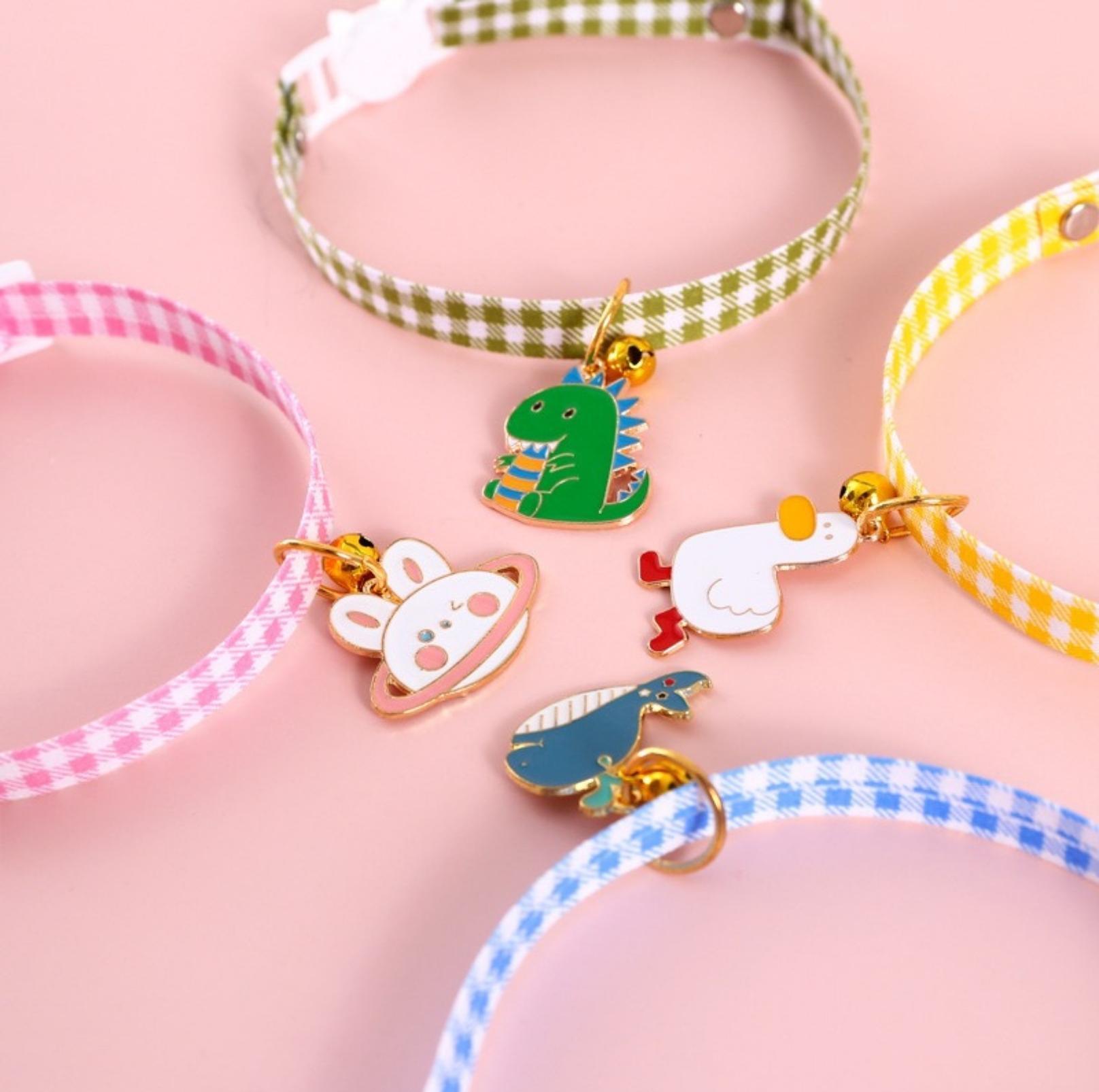 Pet Animal Shape Pendant Necklace With Candy Coloured