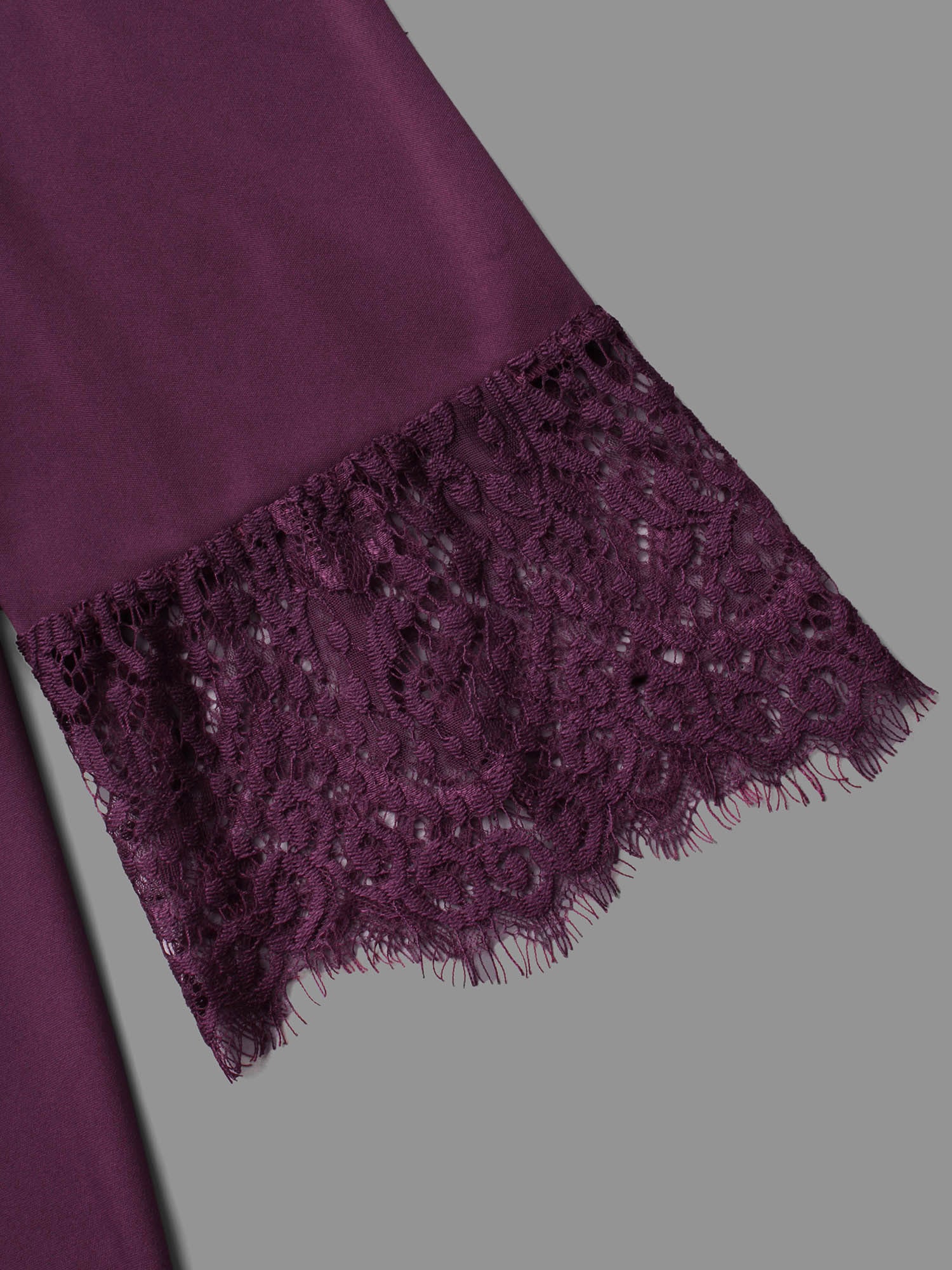 Mock Neck Crochet Lace Belted Dress