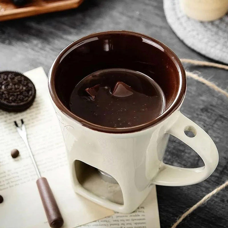 🍫Ceramic Chocolate Fondue Mug