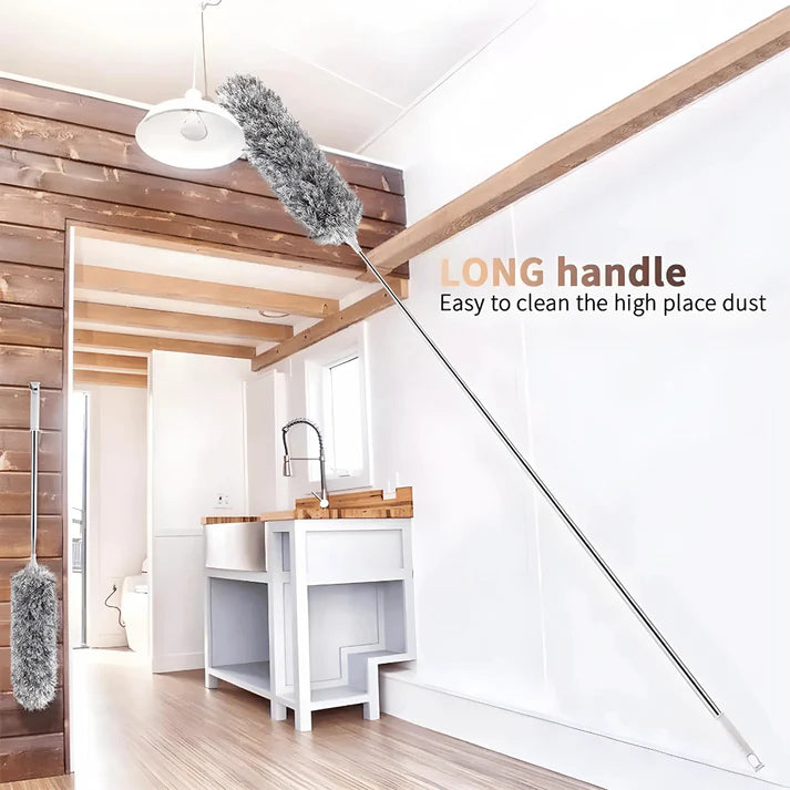 EXTENDABLE FAN CLEANING DUSTER + Toilet Brush (FREE)