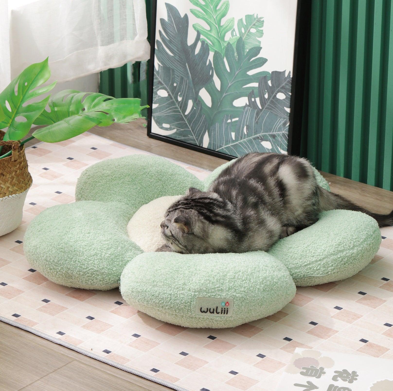 Wuliii Flower Style Cozy Pet Bed