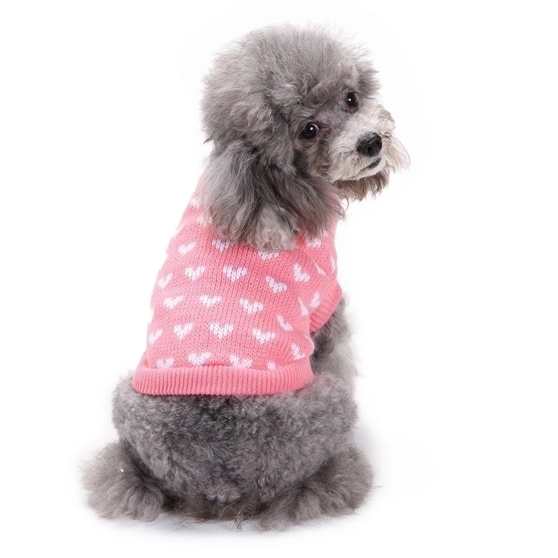 Casual Acrylic Color Block Pet Clothing