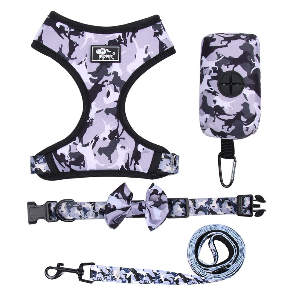 Dog Harness With Leash Combo