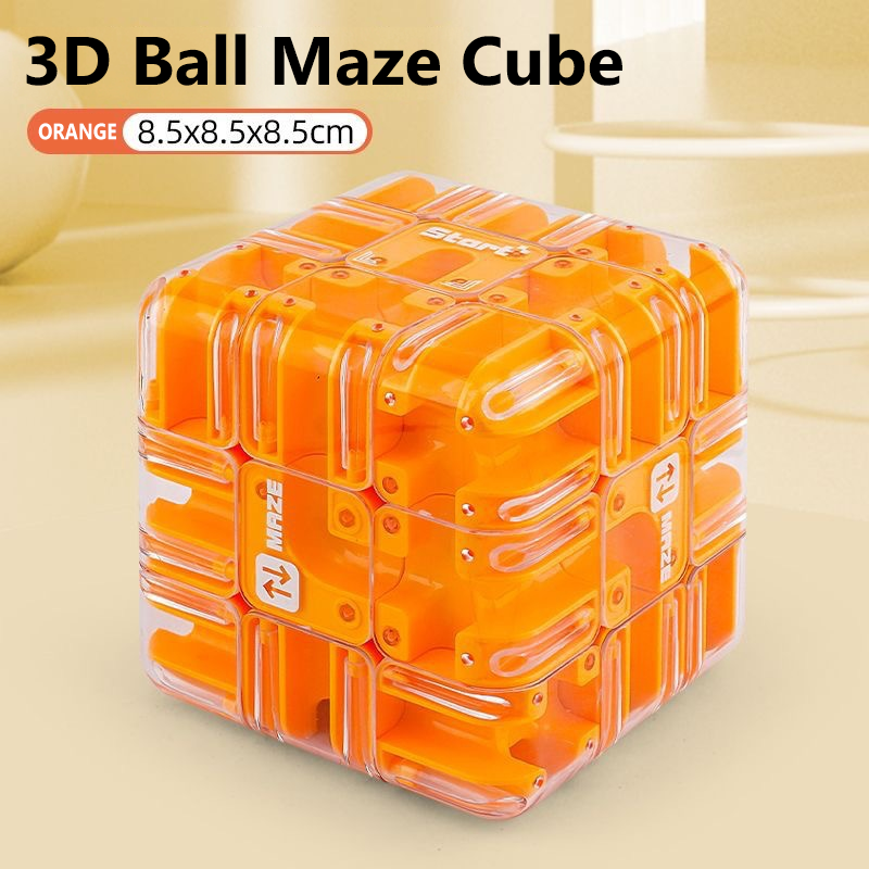 🎁🎄Early Christmas Sale 50% OFF🧩Large Labyrinth 3D Puzzle Maze Cube - Engaging Brain Teaser Toy