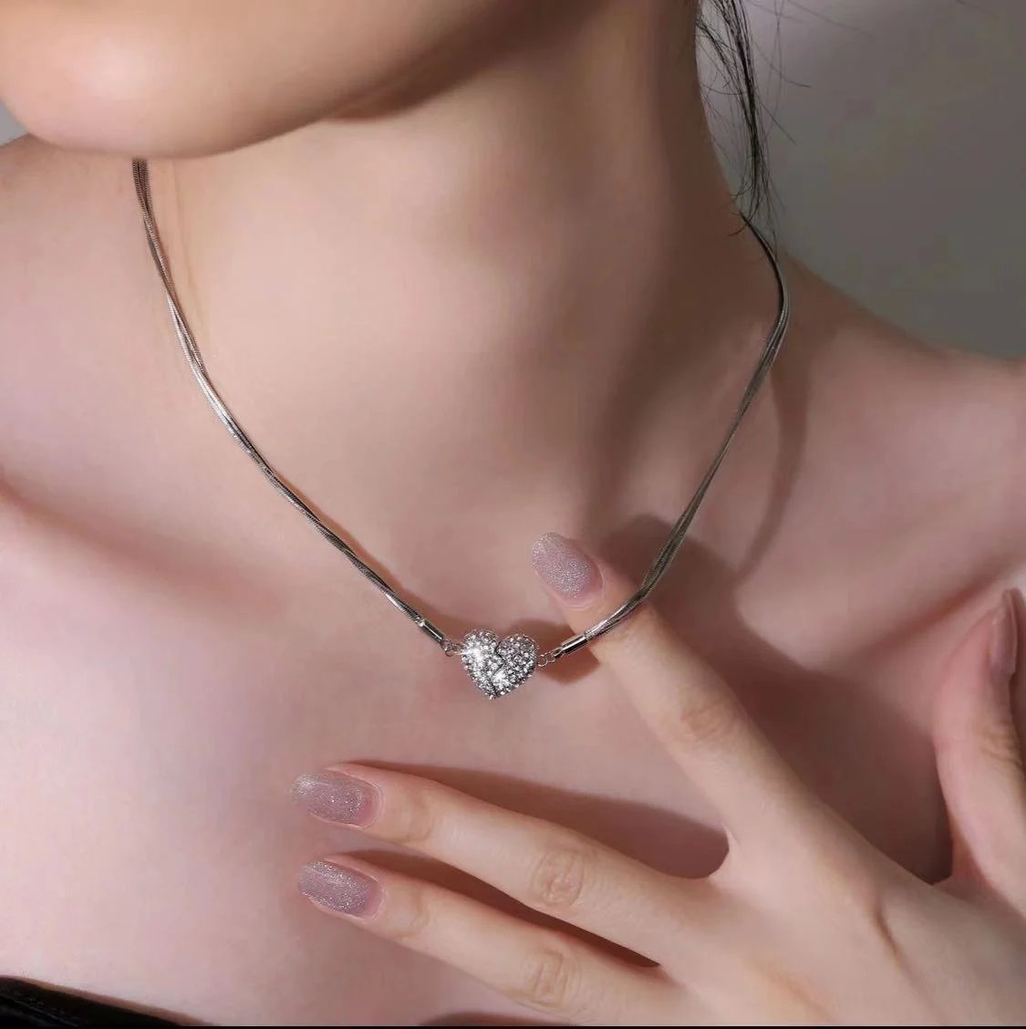 🎁2023-Christmas Hot Sale🎁Promotion SAVE 49%OFF🔥Magnetic Love Patchwork Necklace