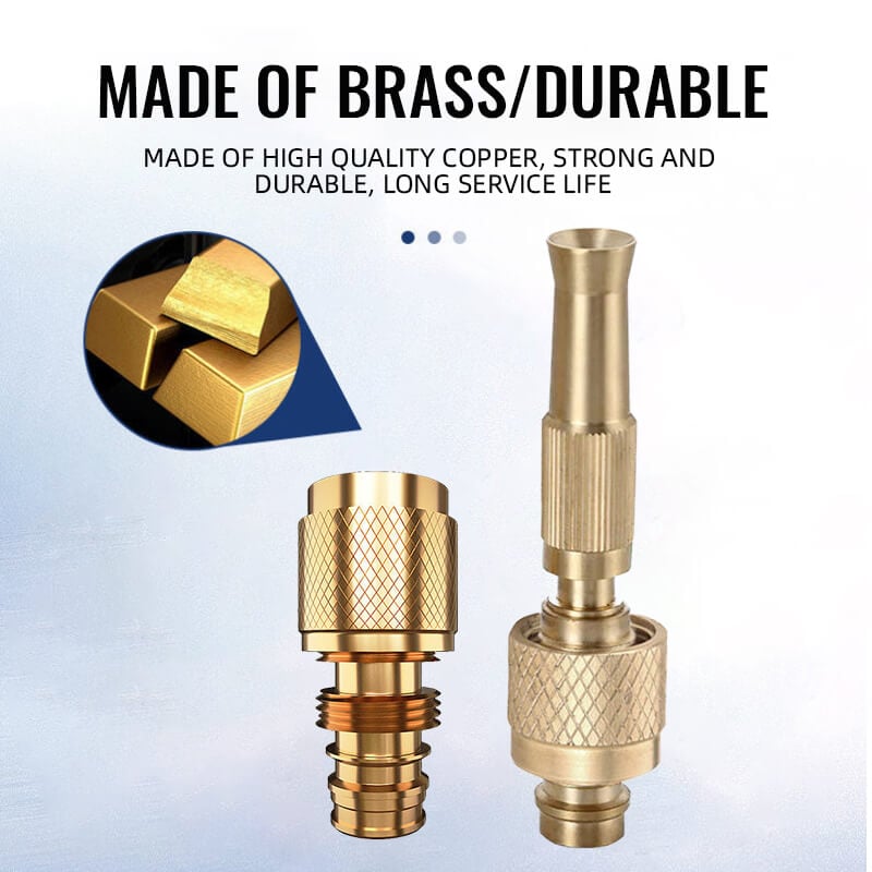 High Pressure Brass Water Hose Nozzle