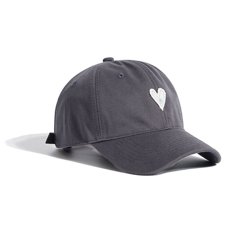 Heart Embroidery Cap