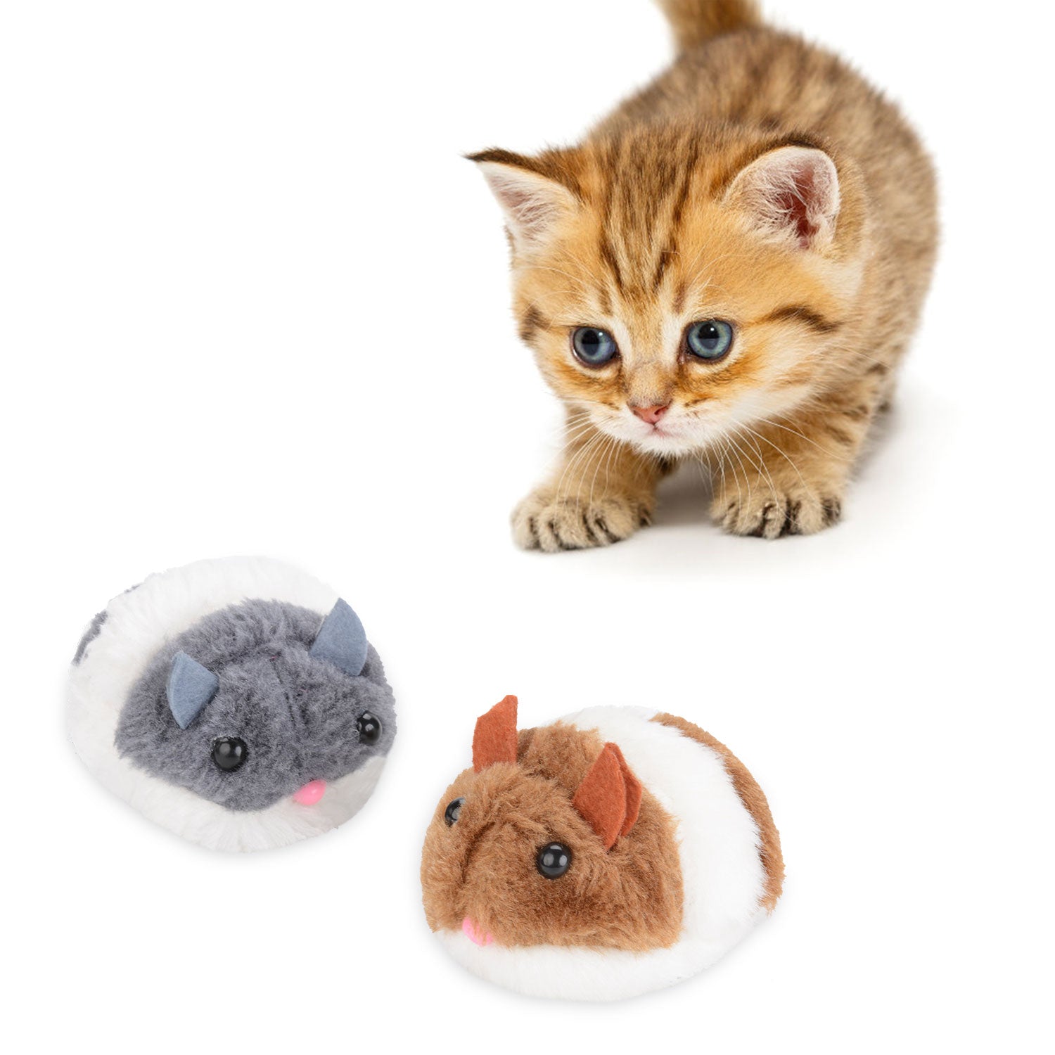 Mice-Shaped Vibrating Toy For Cats
